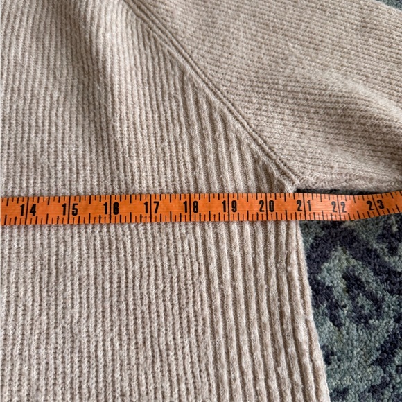Thread & Supply Sz M Recycled Polyester Mockneck Sweater Preppy Comfy Casual - Picture 9 of 11